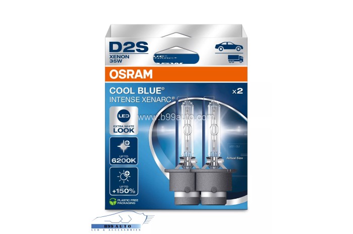Osram Xenarc Cool Blue Intense D2S +150% Xenon égő